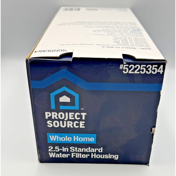 Project Source Whole Home Water Filter Housing 2.5" Standard/ Pressure Release - Picture 5 of 5